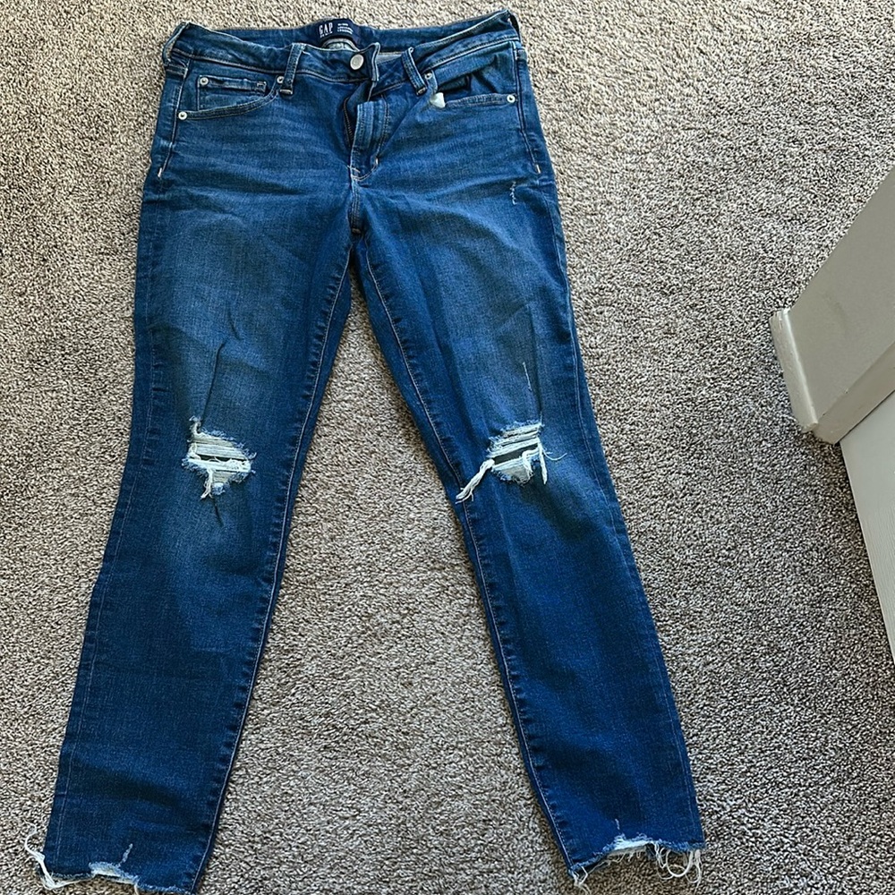 GAP ripped leggings size 10R